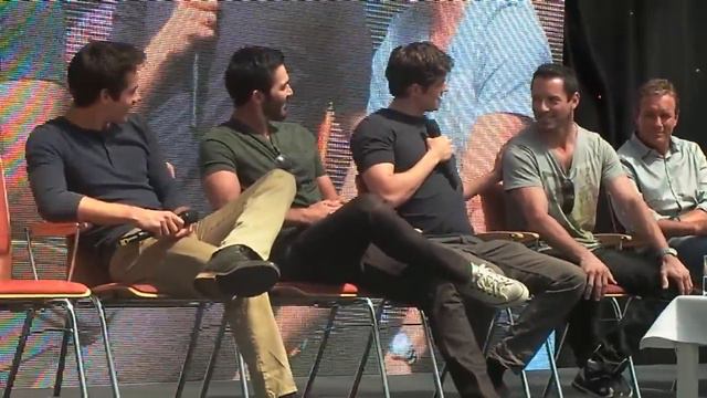Teen Wolf Panel Dylan O'Brien, Tyler Hoechlin, Daniel Sharman, Ian Bohen, JR Bourne, Linden Ashby