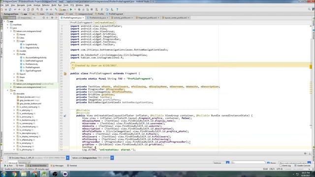 Profile Fragment Setup (Part 30) - [Build an Instagram Clone] смотреть онлайн