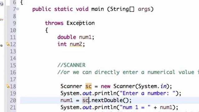 Java (Ch4), Input, BufferedReader, IOException, Scanner, StringTokenirzer, GUI Input, Math methods смотреть онлайн