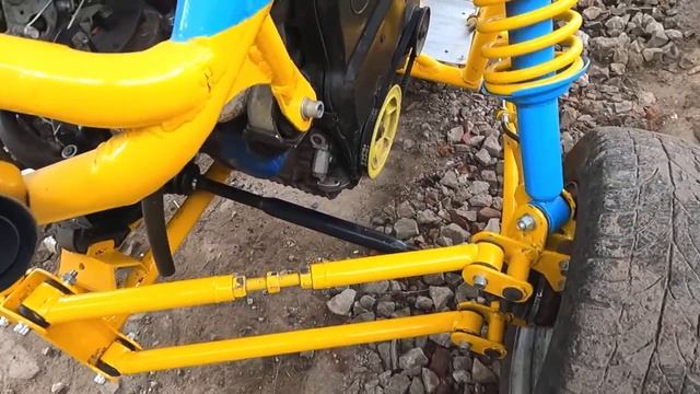 Как сделать заднюю подвеску на самодельной багги? смотреть онлайн