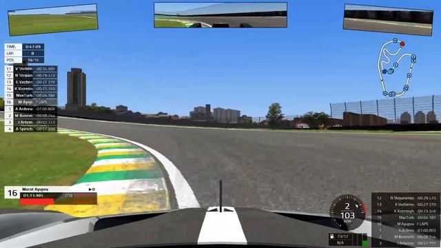 Automobilista - SR GT Open 2018 - r06 Intarlagos 25.02.18 смотреть онлайн