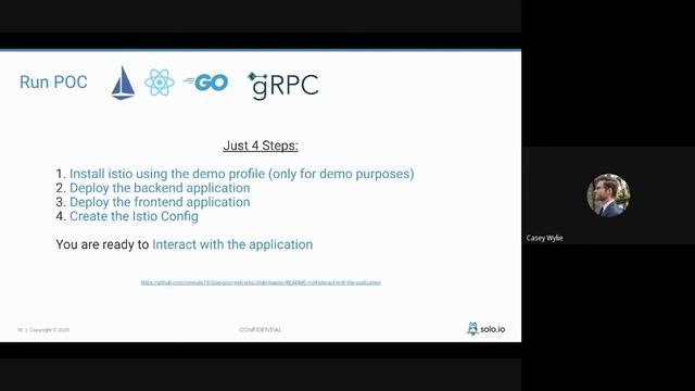 gRPC July Meetup/ How to configure Istio to support your gRPC web applications- by Casey Wylie смотреть онлайн