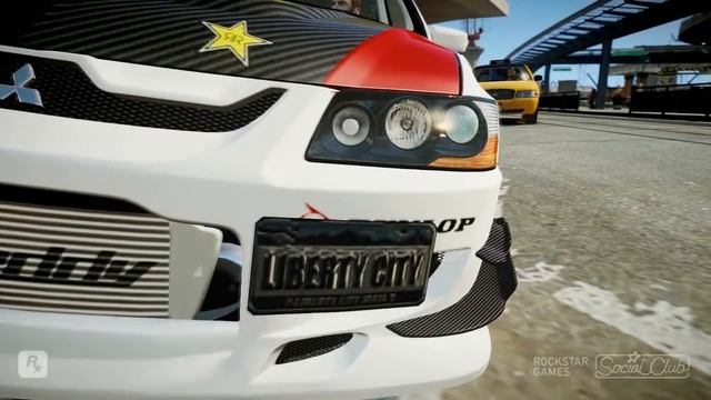 GTA IV - Mitsubishi Lancer Evolution VIII MR C-West смотреть онлайн