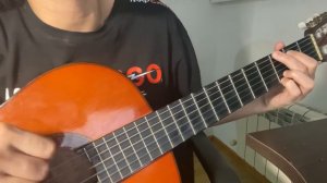 В камине в 6 утра ( кавер на гитаре)