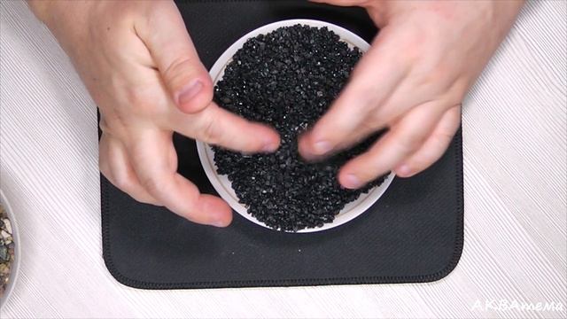 Грунт чёрный кварц. Опыт использования смотреть онлайн
