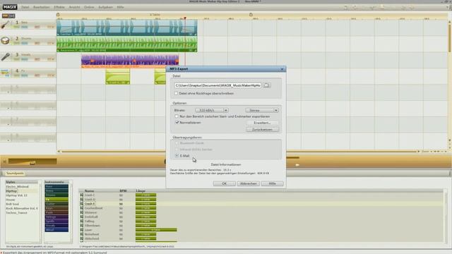 Magix Music Maker Hip-Hop Edition 3 Part 2 Arrangement speichern смотреть онлайн