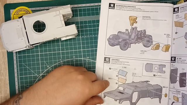 Сборка трех машин Тайфун-ВДВ от Meng и RPG часть 5