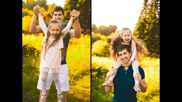 Семейная фотосессия на природе (Дима и Аня) смотреть онлайн