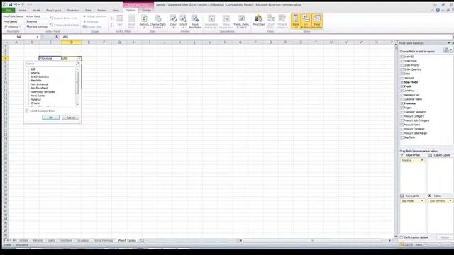 Excel Lessons: Pivot Tables смотреть онлайн