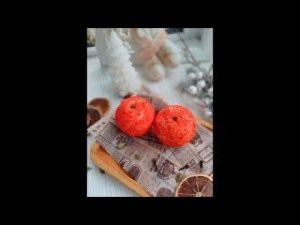 Зефир новогодний мандарин