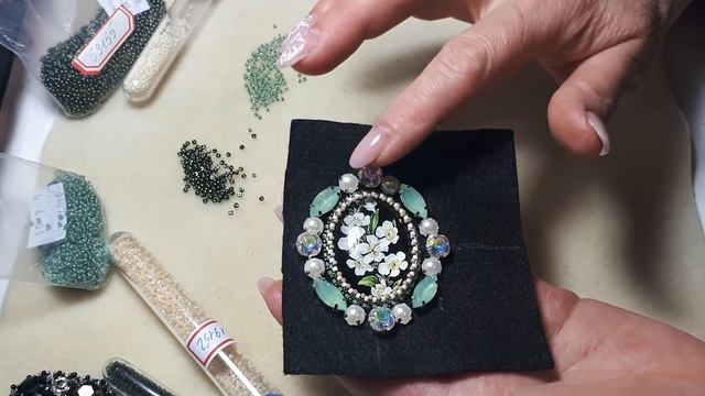 Брошь из серии " Летний сад" смотреть онлайн