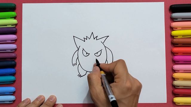 How to Draw Gengar| Pokemon смотреть онлайн