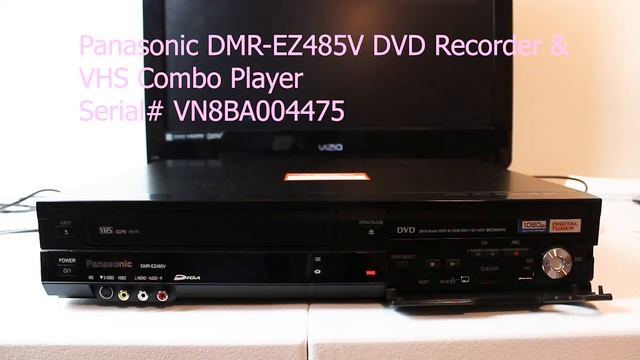 Panasonic DMR EZ485V DVD Recorder and VHS Combo Player Serial VN8BA004475 - Function Check смотреть онлайн