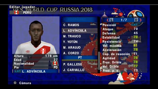 PES Rusia World Cup 2018 En Español 100%  Para PSP, PPSSPP Y ANDROID