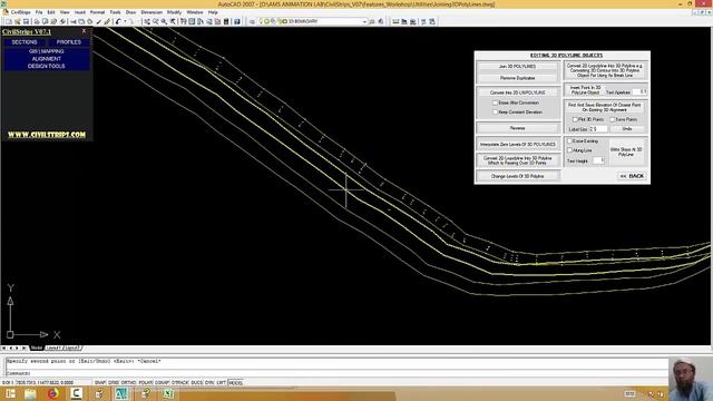12_19_17 Converting 3D Polyline Into 2D Polyline смотреть онлайн