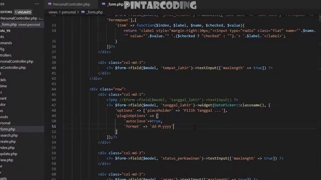19. Input Tanggal Menggunakan Kartik Datepicker Widget - Yii2 Tutorial Indonesia смотреть онлайн