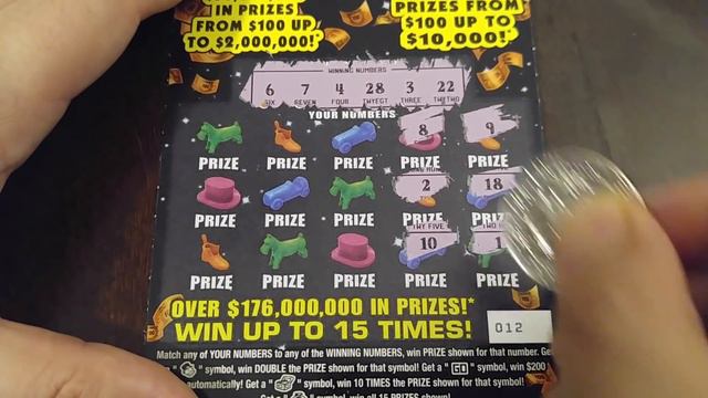 Florida Lottery Scratch Offs - PayDay Friday #29 - $5,000,000 Top Prize - $141 Monopoly Session смотреть онлайн