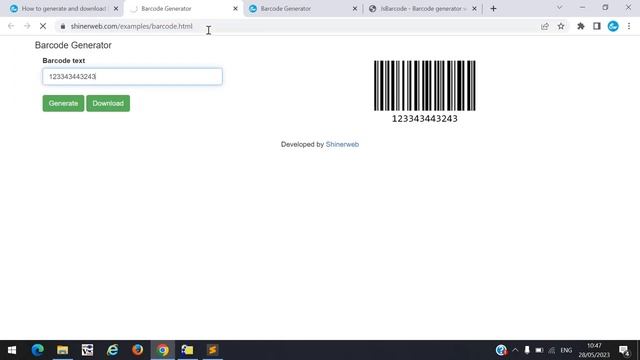 How to generate and download Barcode by using JavaScript | JsBarcode смотреть онлайн