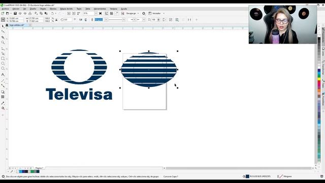 Cómo dibujar el logo de TELEVISA en COREL DRAW смотреть онлайн