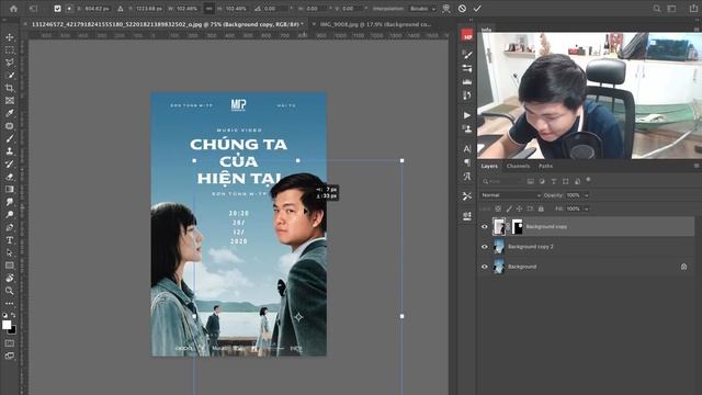 Cắt ghép ảnh photoshop vào poster Chúng ta của hiện tại - Sơn Tùng MTP смотреть онлайн