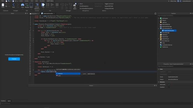 Roblox Studio | Leaderstats Script смотреть онлайн