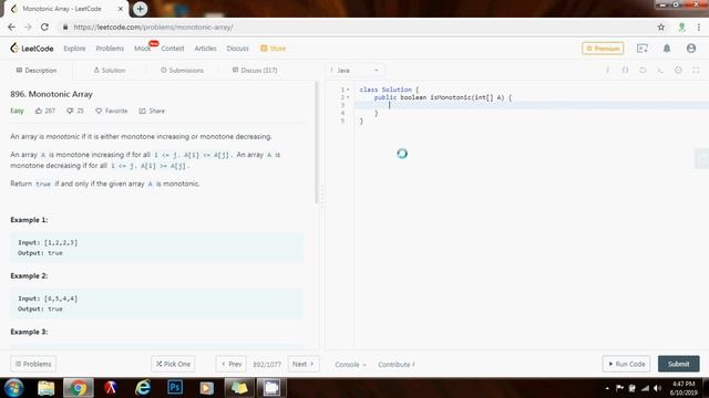 Coding Interview Tutorial 75 - Monotonic Array [LeetCode] смотреть онлайн