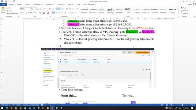AWS Lab 16 AWS Transit Gateway смотреть онлайн