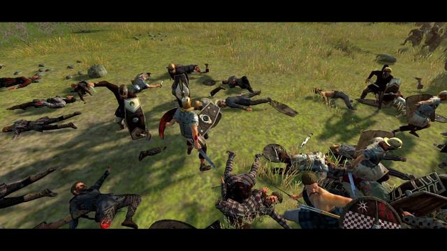 The Roman Legion was attacked by 12000 Germans.Total War: Rome II - Cinematic Battle смотреть онлайн