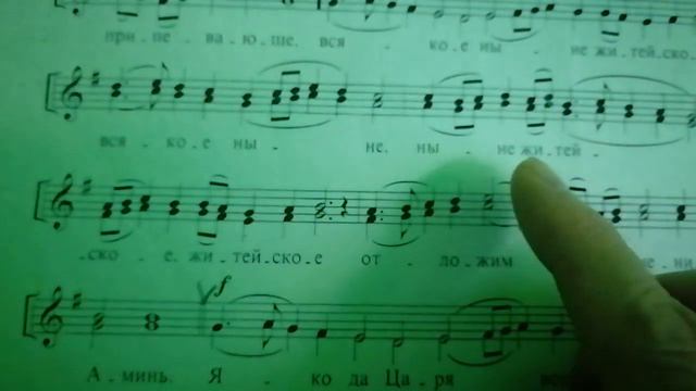 АЛЬТ И СОПРАНО. Херувимская Симоново-Стрелецкая. Нотный разбор. смотреть онлайн