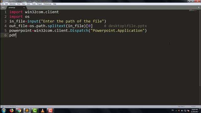 Powerpoint to PDF Converter with python смотреть онлайн