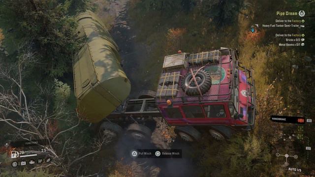 SnowRunner Heavy Fuel Tanker Gameplay PS5 4k смотреть онлайн