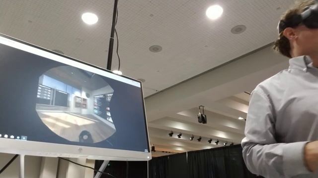 MacBook Pro Egpu With Boot Camp And THX 1070 At NYVR Expo Habits Center.