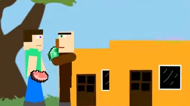 Майнкрафт Рисуем мультфильмы 2 часть смотреть онлайн
