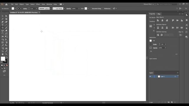Class #07 - Adobe Illustrator CC Tutorial : Shape Tool смотреть онлайн
