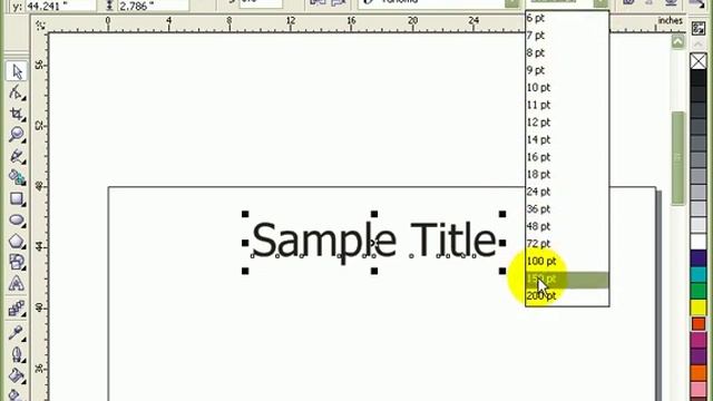 Inserting Text in CorelDraw смотреть онлайн