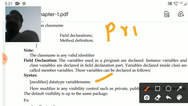 CS V Sem Java L13 Class Declaration смотреть онлайн