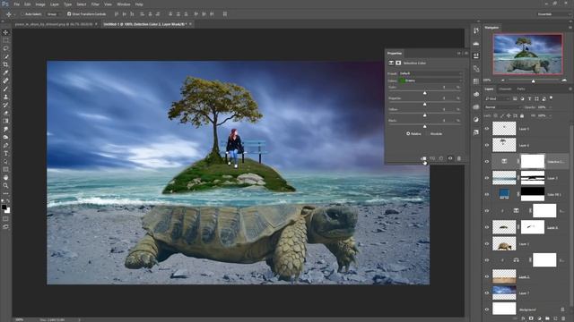 Amazing ride photo manipulation | photoshop tutorial cc under water effect смотреть онлайн