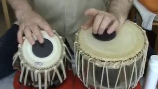 White India - Tabla Lesson - 5 - exercise for bayan hand смотреть онлайн