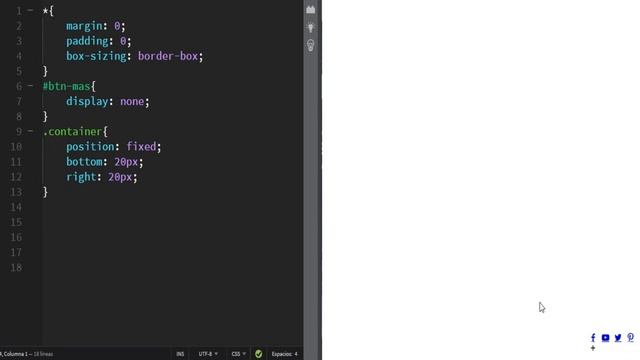 Botòn Flotante (fijo a la pantalla) | Html y Css | Desarrollo Web - 2020 смотреть онлайн