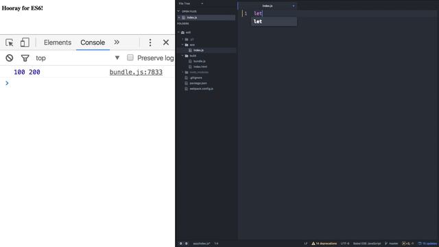 ES6 Destructuring Assignment on Arrays Explained! | 19/37 смотреть онлайн