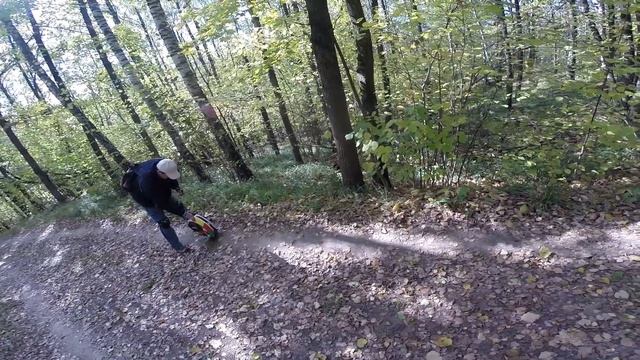 Падение Сергея во время обзора трассы в Красногорске смотреть онлайн