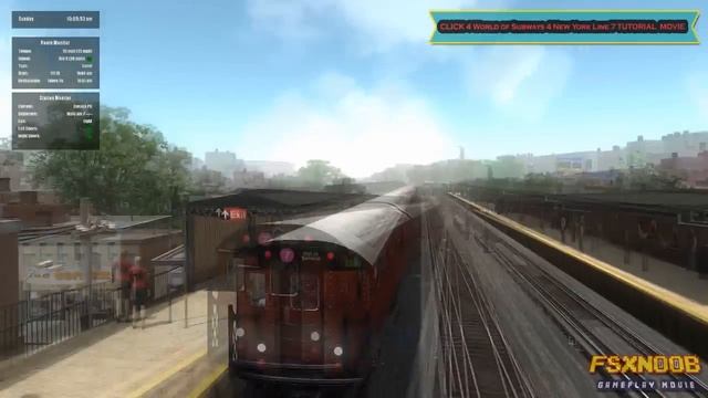 World of Subways 4 New York Line 7 Gameplay PC HD смотреть онлайн