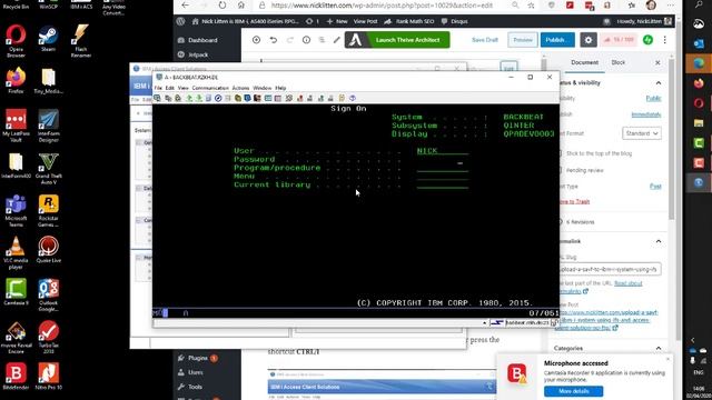 Upload a SAVF to IBM i system using IFS and Access Client Solutions no FTP смотреть онлайн