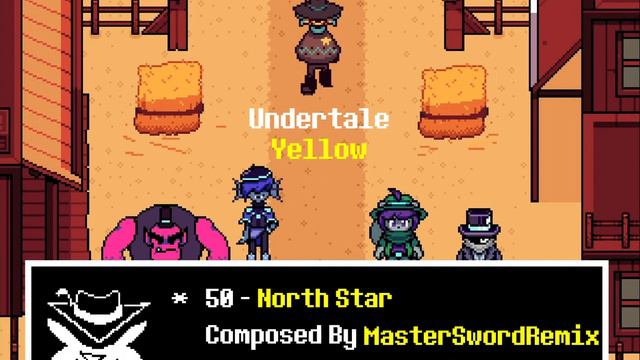 Undertale Yellow - 050 North Star (15 minute loop) смотреть онлайн