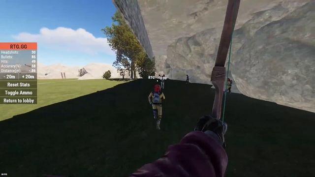 Rust лук, разминка. Bow смотреть онлайн