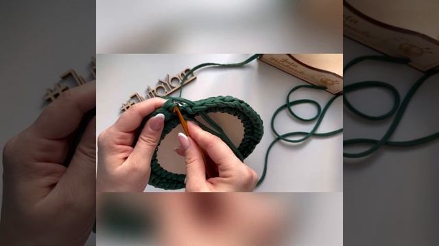 Узор галочки (трикотажная пряжа) смотреть онлайн