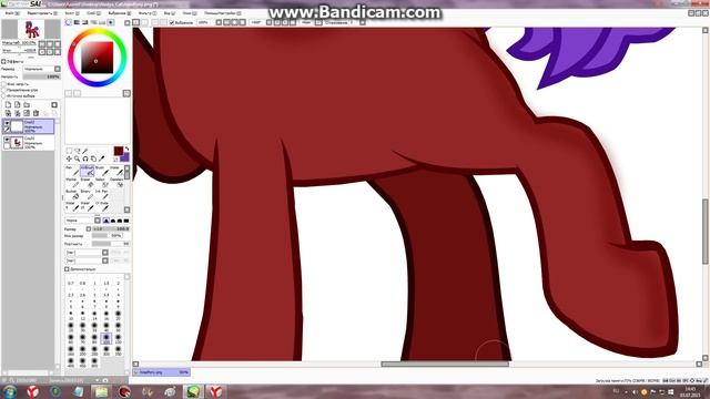 Как сделать пони ПРАВИЛЬНЫЕ тени и блики в SAI. смотреть онлайн