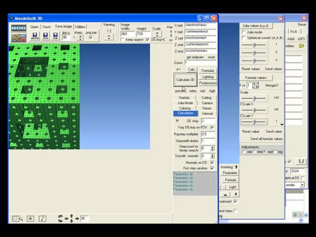 Mandelbulb 3D Вводный урок Интерфейс 1 смотреть онлайн