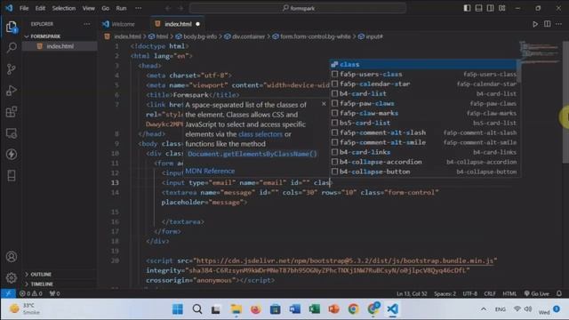 Complete working contact form with html, css & js | Recieve form queries on your email for free смотреть онлайн