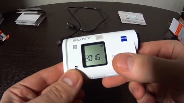 Как настроить часы на камере Sony ActionCam